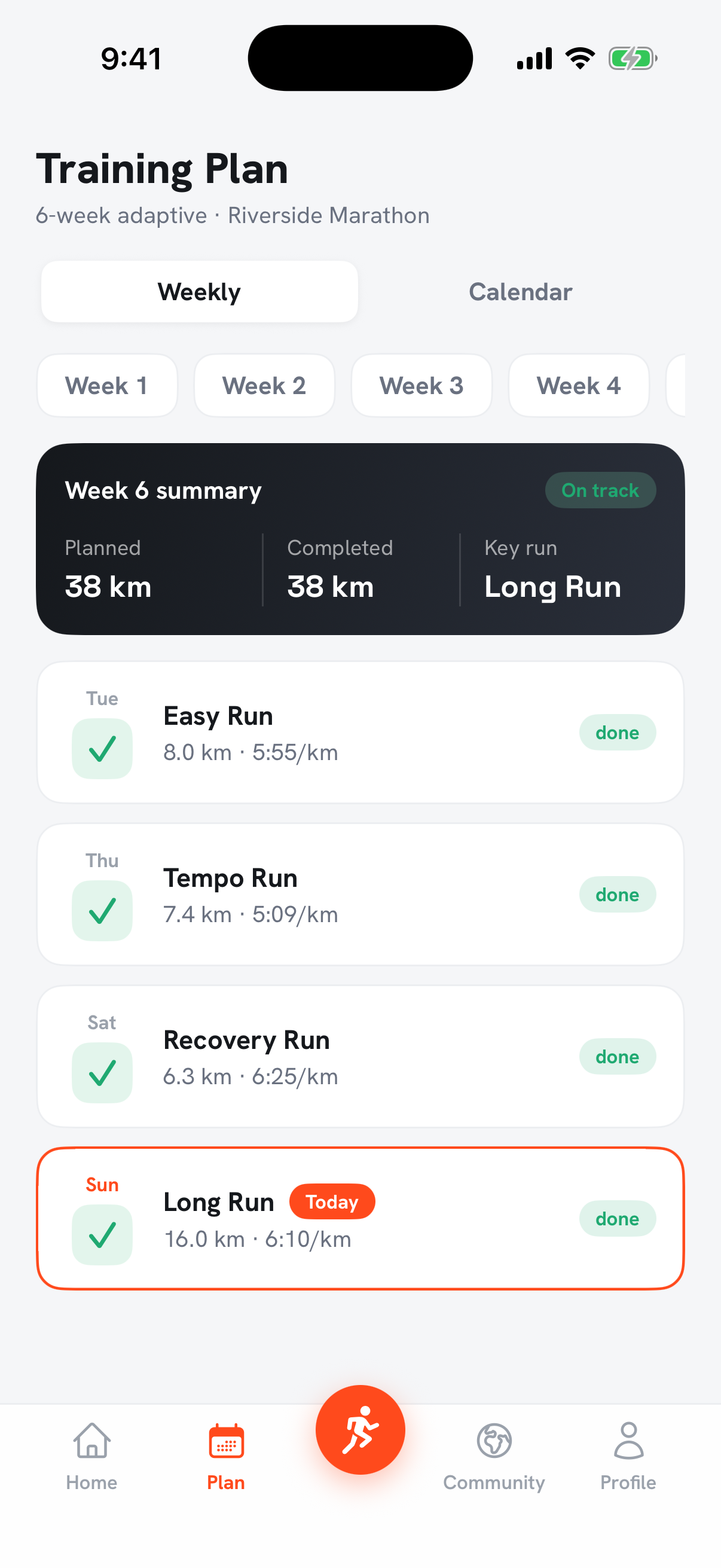 Un plan de maratón personal, hecho a tu medida